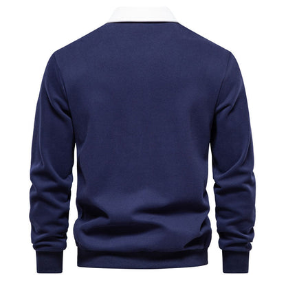 Leandro™ | Klassiek polo sweatshirt