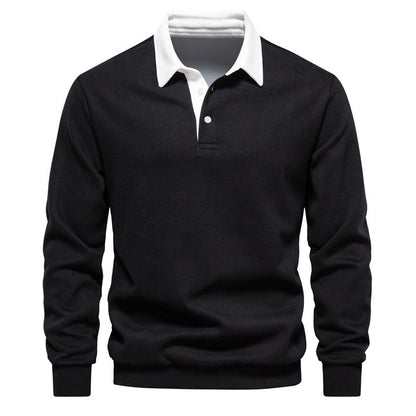 Leandro™ | Klassiek polo sweatshirt