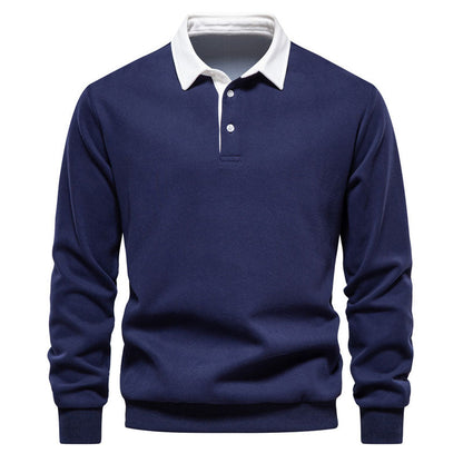 Leandro™ | Klassiek polo sweatshirt