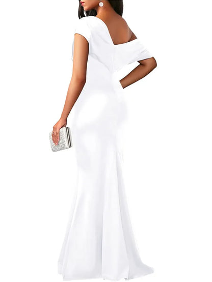 Rona - Elegant Off-Shoulder Bodycon Aftenkjole