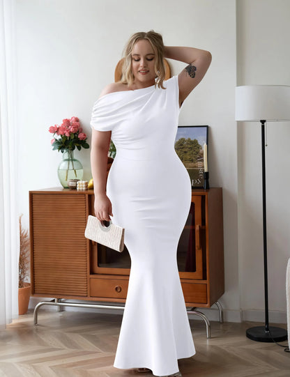 Rona - Elegant Off-Shoulder Bodycon Aftenkjole