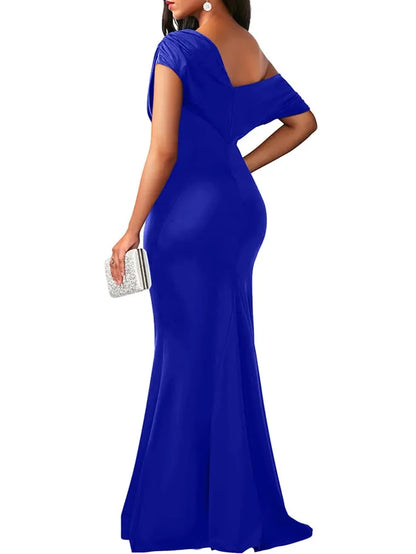 Rona - Elegant Off-Shoulder Bodycon Aftenkjole