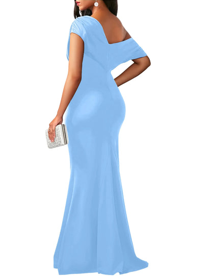 Rona - Elegant Off-Shoulder Bodycon Aftenkjole