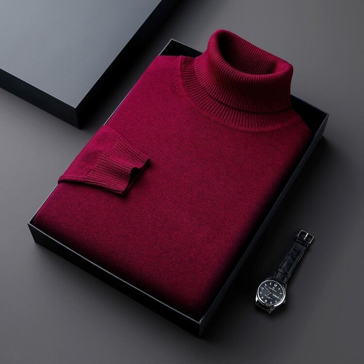 Alex | Strikket Turtleneck Sweater