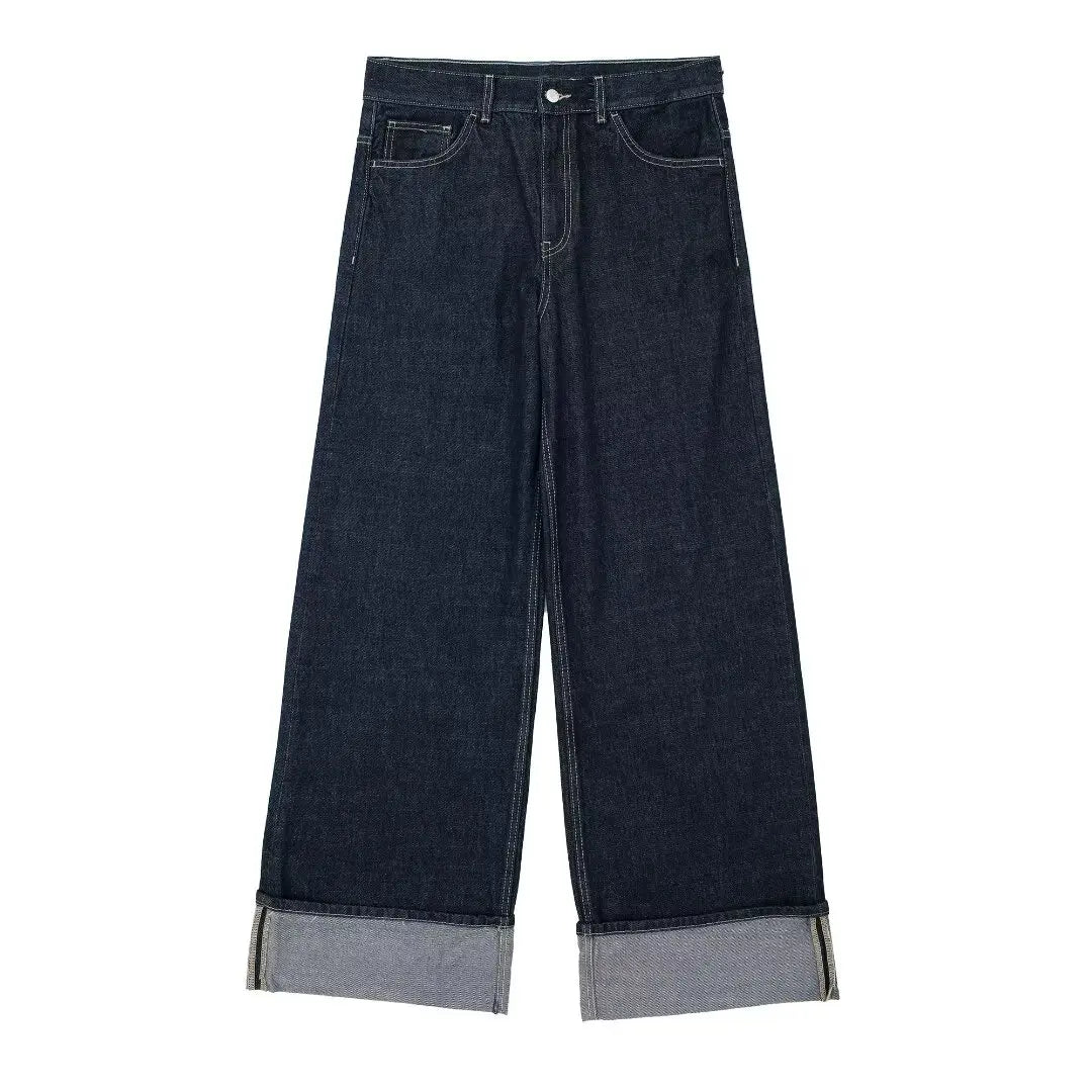 Trafza - Vintage Denim Jakke og Bukser Sæt