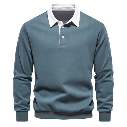 Leandro™ | Klassiek polo sweatshirt