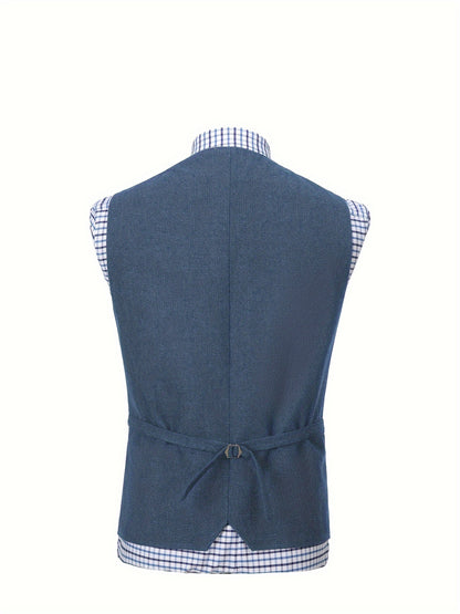 Gavin | Vintage sildebens-tweedvest