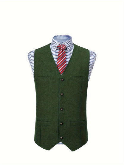 Gavin | Vintage sildebens-tweedvest