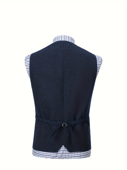 Gavin | Vintage sildebens-tweedvest